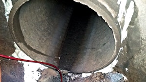 Resin used to repair storm drain manholes